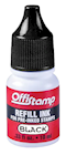 INK REFILL, FOR STAMP PADS, BLACK INK THUMBNAIL
